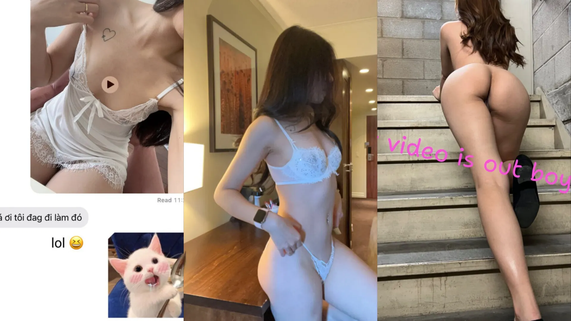 Ảnh thumbnail video [Vuýp] Full album của IDOL X chloeeeeecreamy (CHLOE NGUYEN). Chuyên làm đĩ cho tây địt nát người