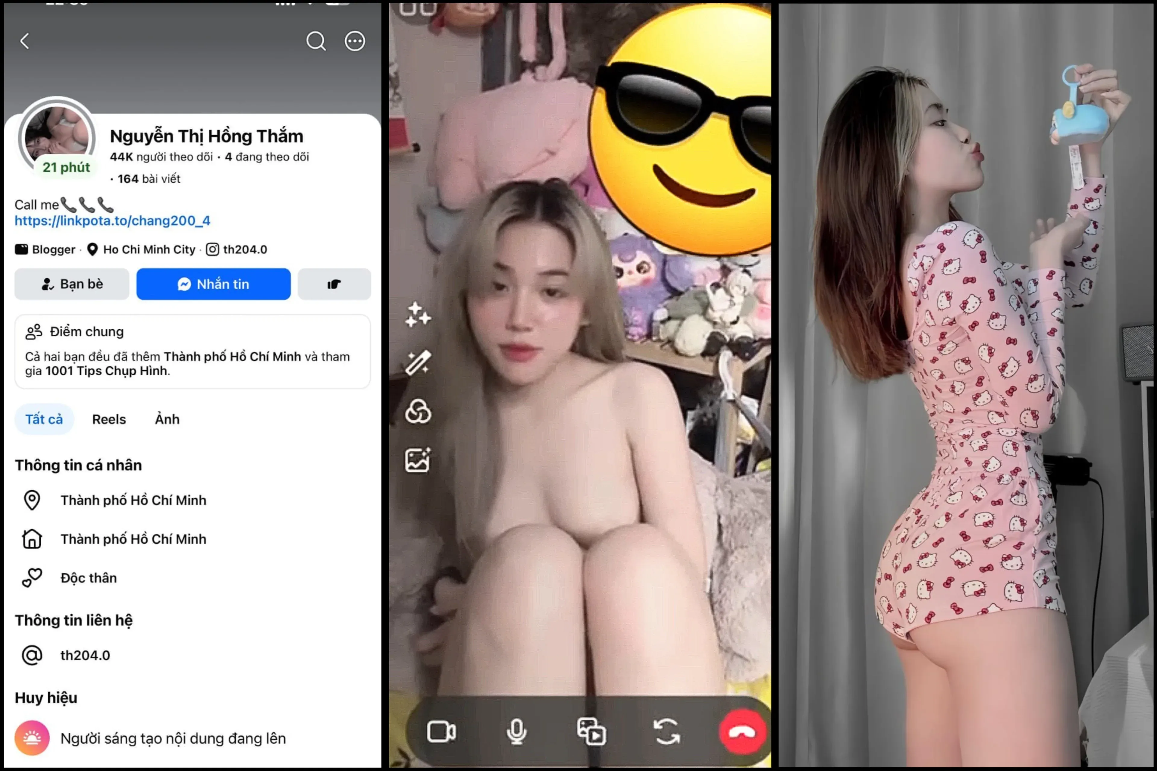 Ảnh thumbnail video [Hot] Hot FB tiktok Nguyễn Thị Hồng Thắm call 1 tiếng 1 triệu đắt vkl mà body em nó ngon thật sự full seria clip mới Part 2